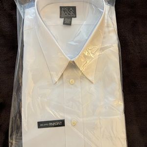 Joseph A Banks Executive collection long sleeve dress shirt 18 1/2 neck 37 arm